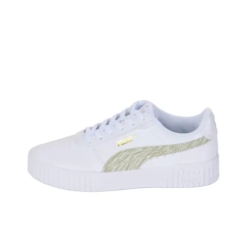 PUMA Carina 2,0 Low Топ Детские Скейтбординги Белый Подростки