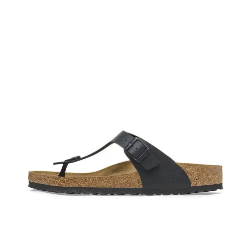 Birkenstock Gizeh Series EVA Устойчивый к истиранию Шлепанцы Мужские Черные Стандартные