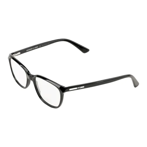 Alexander McQueen Ацетат Нерегулярная форма Оправа для очков Унисекс Черный