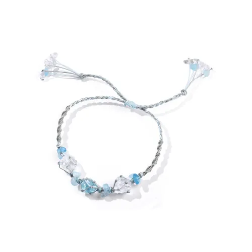 AWD Белый Кристальный Браслет с Шнурками Женские