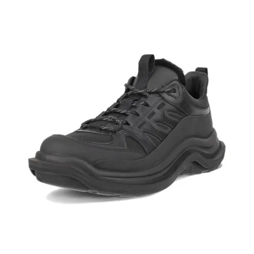 Ecco Нижняя юбка Устойчивая к истиранию Низкий Топ Кэжуал Женский Черный