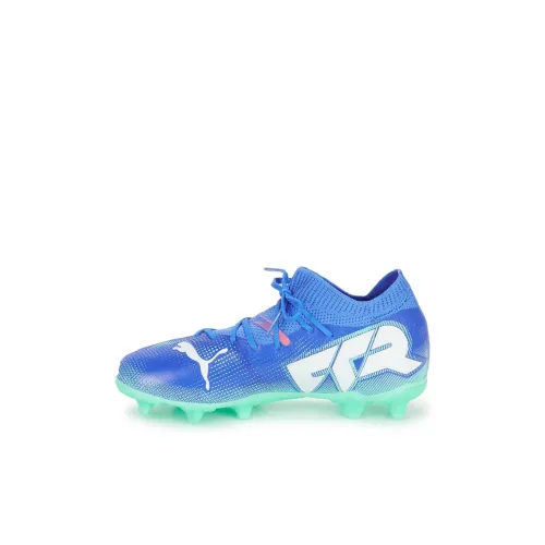 PUMA FUTURE 7 MATCH Детская футбольная обувь MID Топ Фиолетовый Синий Унисекс