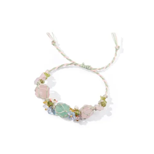 AWD Розовый кристалл Браслет Шнурки Женские