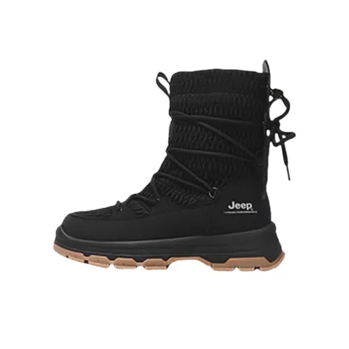 JEEP Термический Устойчивый к Износу Короткие Снежные Ботинки Унисекс Черный