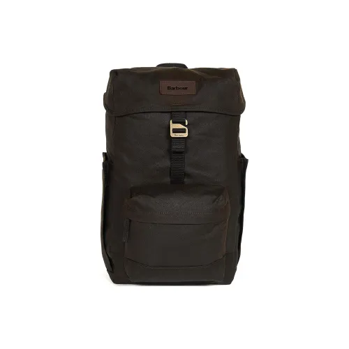 BARBOUR Рюкзак из парафинового ткани мужской темно-зеленый