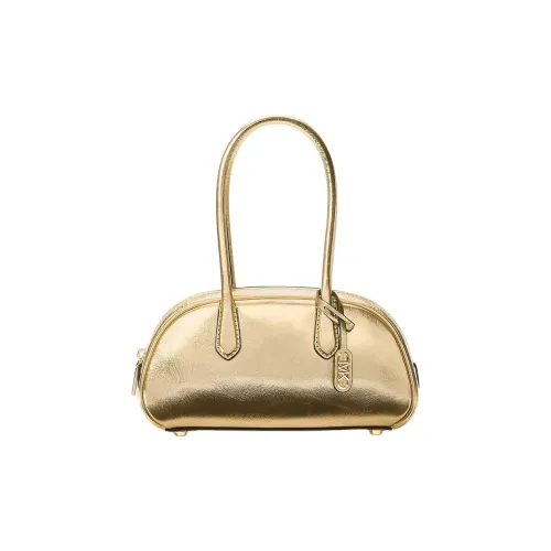 MICHAEL KORS Металл Кожа Одно плечо Сумка Маленькая Женская Золотая