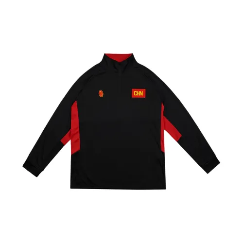 BKCXZICE Осенний Свободный крой Пэчворк Повседневная рубашка Унисекс Черная