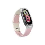 Одиночный, шипы, обратная пряжка, силикон, винтажный белый и розовый, песочный