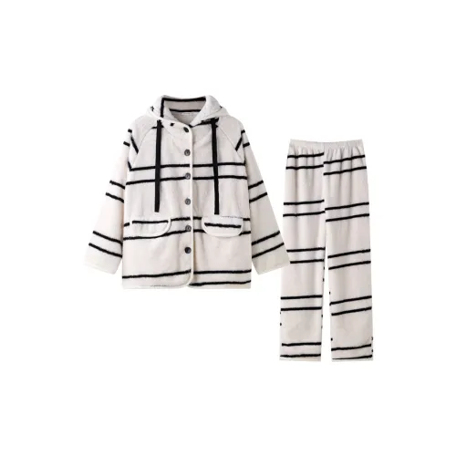 MEITENG Пижамный комплект Женские Белые