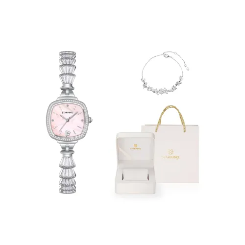 STARKING Кварцевый механизм нержавеющая сталь ремешок женские часы жемчужная раковина цвет циферблат