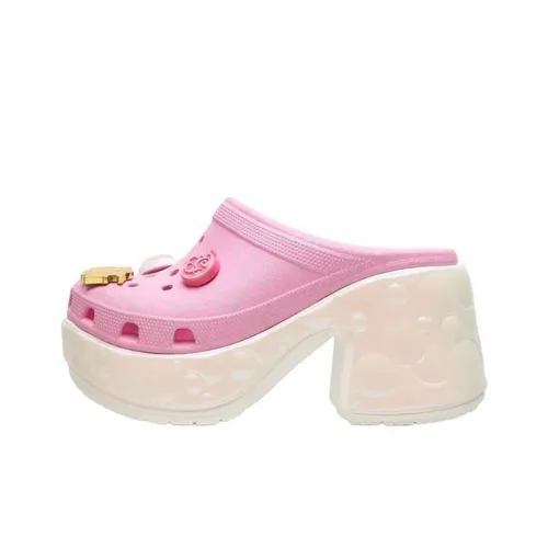 Crocs ЭВА Устойчивые Домашние тапочки Женские Розовые