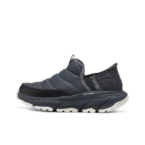 Skechers Термическая Низкая Обувь Повседневная Женская Черная