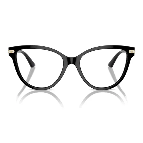 Jimmy Choo Ацетатные оправы для очков "Кошачий глаз" Женские Черные