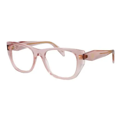 PRADA Ацетат Квадратные Оправы для Очков Женские Розовые