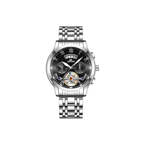 LIBER AEDON Кварцевый механизм Черный циферблат Мужские часы