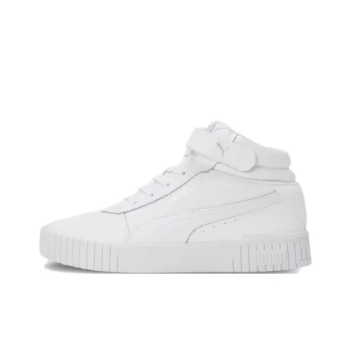PUMA Carina 2,0 High Топ Скейтборд Кроссовки Женские Белые