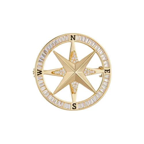 VAN GOGH Медные Броши Унисекс Золото