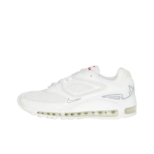Supreme x Nike Air Max 98 Tl Аbrasion Resistant Низкий Топ Повседневная Обувь Унисекс Белый