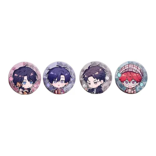 BEMOE Лазерный Villa Кошка Night Мини Жестяной Набор Значков