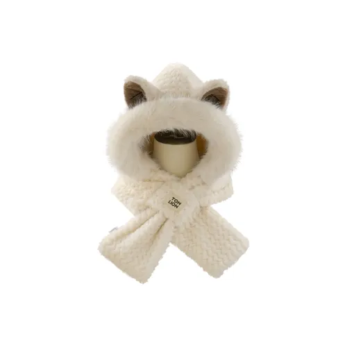 Tonlion Полиэстер Капюшоны и Плюшевые Шапки Женские Шампанское Хаки