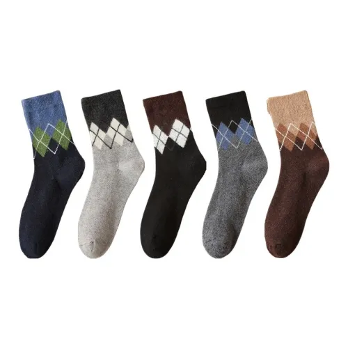 Lanza Носки Crew Мужские 5 пар смешанные цвета