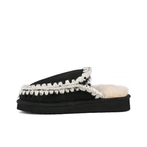 MOU Eskimo ЭВА Устойчивые к истиранию Домашние тапочки Женские Черные