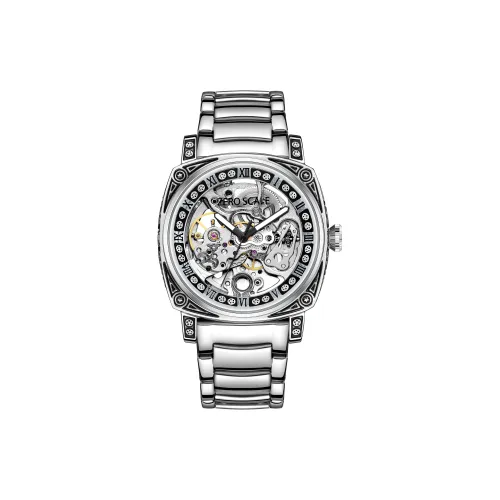 Zero Scale Автоматический Механический Механизм Мужские Часы 42 мм Скелет