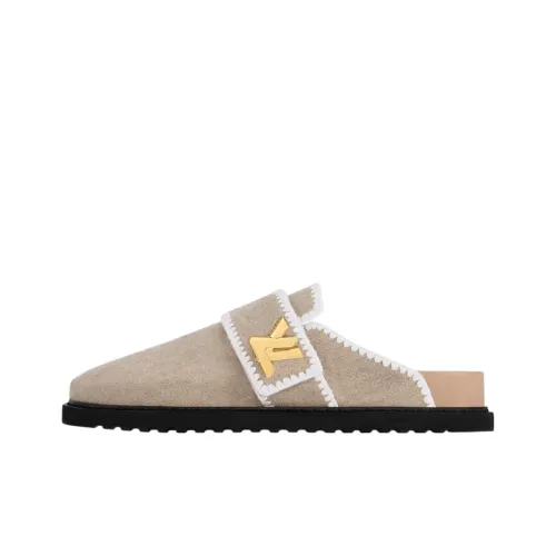 LOUIS VUITTON Cosy Comfort Домашние тапочки Женские Бежевый
