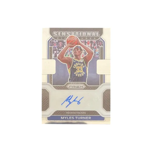 PANINI 2021 22 Prizm Myles Turner Pacers Myles Turner Signature Topps Superstar Card Collection Спортивные карты