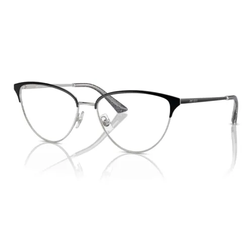 Jimmy Choo Металл Кошачий глаз Оправы для очков Женские Черный