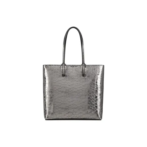 CL LUBOTING Телячья кожа Тоут Сумка Сумка для покупок Сумка на плечо Сумка Женская Угольно-серый