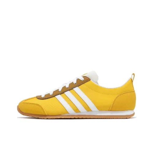Adidas VS JOG 2,0 Немецкая армейская обувь Низкий топ Желтый Белый Унисекс