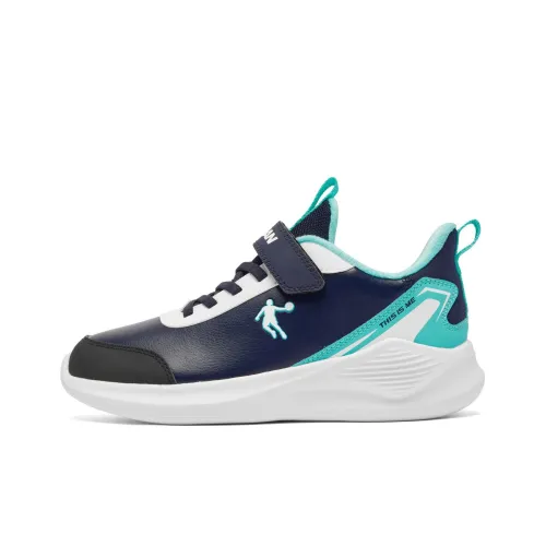 QIAODAN Противоскользящая устойчивая к истиранию детская хлопковая обувь синий зеленый для подростков