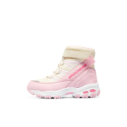 Сноубутсы Skechers Kids Натуральный/Розовый KIDS