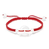 Браслет-шнурок "Peaceful Радость" [Красный]