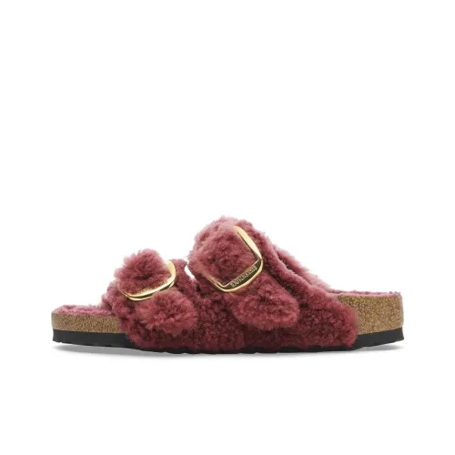 Биркенсток Arizona Big Buckle EVA противоскользящие слипоны женские красный стандартный