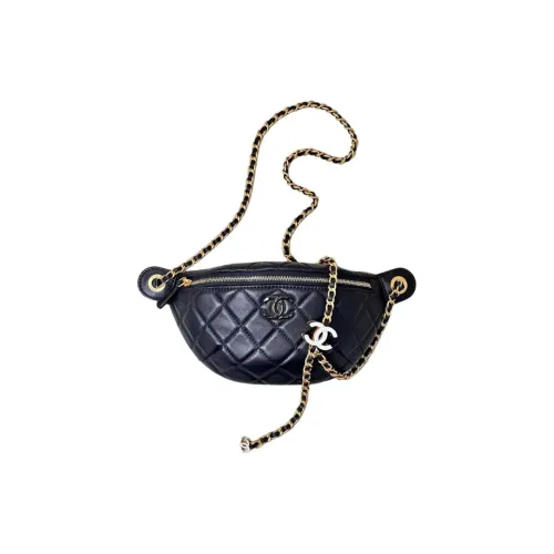 CHANEL Кожа Сумка через плечо Сумка на плечо Женская Черная