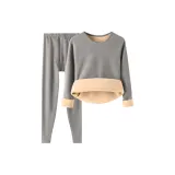 Круглый вырез, светло-серый