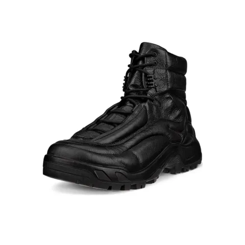 Ecco Альпинистские и туристические ботинки High Top Черные Мужские