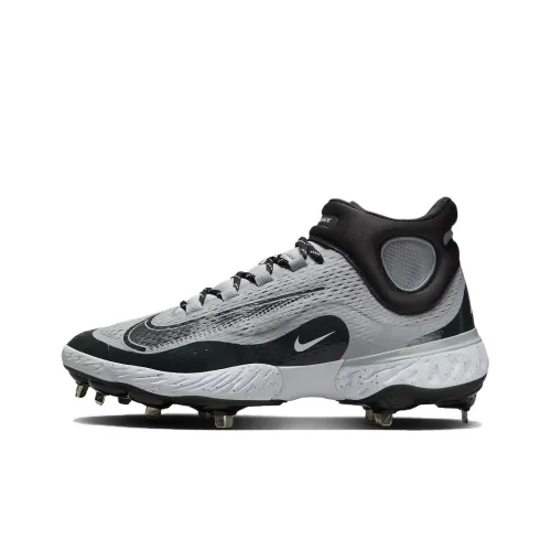 nike Alpha Huarache Elite 4 Slip-Resistant Abrasion-Resistant MID Топ Тренировочные Кроссовки Мужские Серые