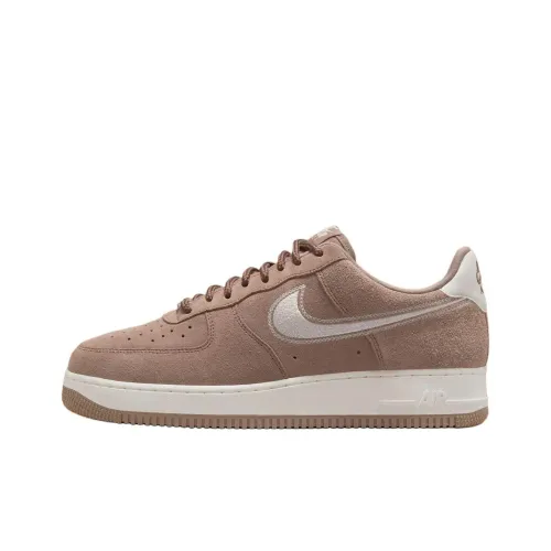Nike Air FORCE 1 Slip-on Устойчивый к истиранию Низкий Топ Скейтбординг Мужской Коричневый
