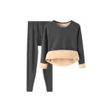 Круглый вырез, темно-серый