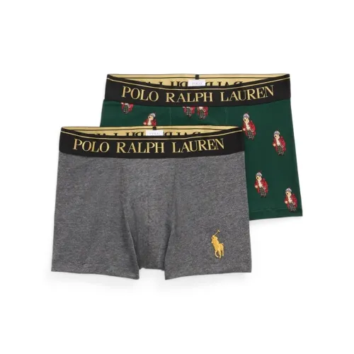 Polo Ralph Lauren FW24 Трусы Мужские 2 упаковки Серый Зеленый