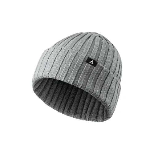 PEAK Акриловые шапки-бини унисекс серого цвета