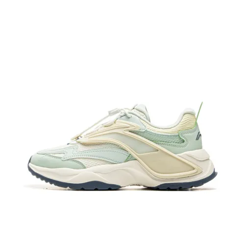 LINING YOUNG Детская повседневная обувь Низкий топ Ледяной Fat Зеленый/Тонкий Bowl Синий/Сливочный Kids