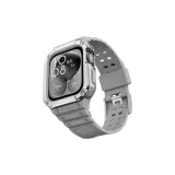 Улучшенный однокомпонентный ремешок - премиум, серебристо-серый