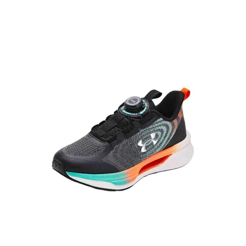 Under Armour Детские беговые кроссовки Low Топ Черный/Серебристый Kids