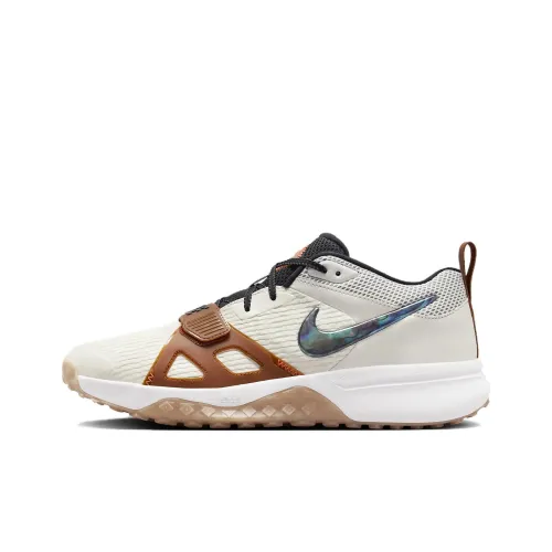 Nike Air Zoom Slip Resistant Abrasion Resistant Low Top Кроссовки для тренировок Унисекс Бежево-коричневый