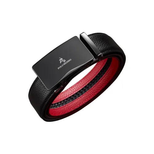 POLOMEISDO Premium Luxury Лицевая коровья кожа День рождения Годовщина Boyfriend Красный Ремень Практичная Коробка