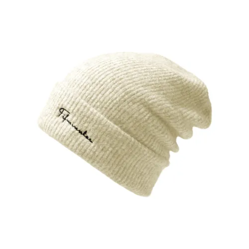 15 MINS Смесовая шерсть Шапки-бини Унисекс Экрю Овсяный Зеленый Черный Серый Фиолетовый Синий